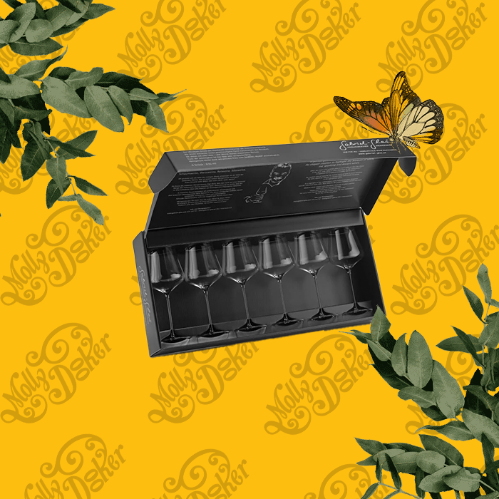 Gabriel-Glas Gold Edition 6er Designkarton